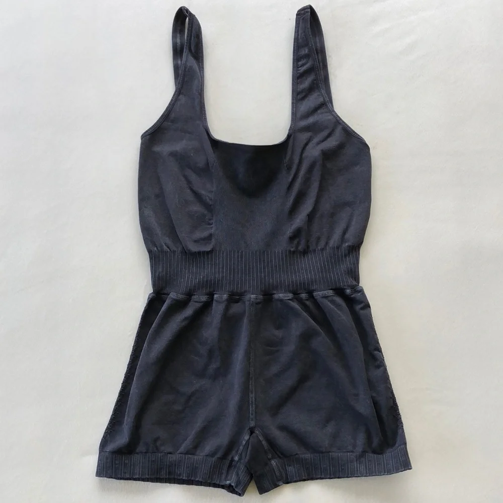 NWOT Free People Good Karma Runsie - Picture 5 of 6